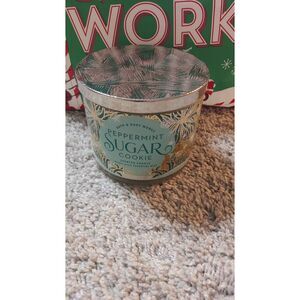 Bath and Body Works 3-Wick Candle Peppermint Sugar Cookie